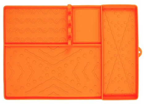 Tapis de Cuisson pour Barbecue,Protège-Grill Résistant à la Chaleur avec Support d'Ustensiles - Set d'Accessoires de Cuisson en Silicone Antiadhésive pour Plancha et Barbecue, Protection de