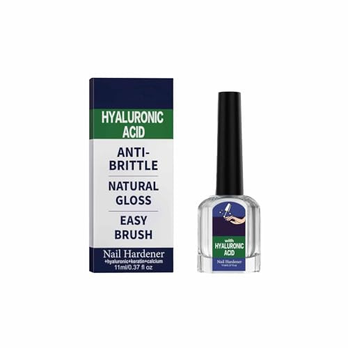 2026 Olio professionale per la cura delle unghie con vitamina E Jojoba per un'idratazione intensa unghie rinforzate, in flacone da 11 ml (bianco, 3,8 x 3,8 x 8,2 cm)
