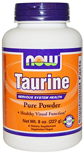 NOW Foods Taurine Powder 8 Ounces (Pack of 2)