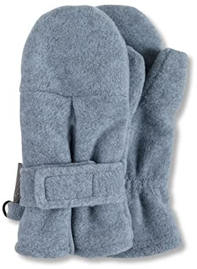 Sterntaler unisex - barn Fäustlinge mit Daumen aus Microfleece, Elastischer Einsatz und Klettverschluss Handske