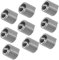 Dioche Helicoil Thread Repair Kit, 100Pcs Thread Inserts Male Female Reducing Nut Repair Tool Stainless Steel Fastener M6x1MM (2D)