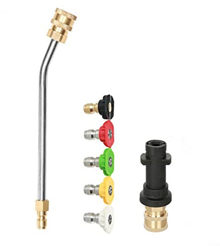 Accesorios de limpieza de coche lanza de alta presión limpiador de alta presión, adaptador de conexión rápida para cañón de espuma para kärcher K2, K3, K4, K5, K6, K7