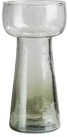 HomArt Lucidia Bulb Decorative Vase, 6.25-inch Height, Glass