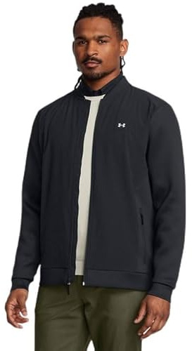 UA Drive Pro Storm Hybrid Veste zippée intégrale pour homme, Noir/argenté métallisé - 001, XX-Large