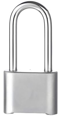 Zines Resettabile Lega Combinazione Lucchetti Pratici Grilli in Acciaio per Migliorare la Sicurezza Portatile per Armadietti Indoor Outdoor