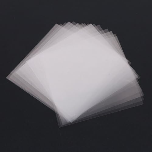 30PCS Fuse Bead Iron Paper, Clear Rectangle Thermostability Iron Papers Square Transparent Plastic Ironing Sheet (Plastic Ironing Sheet)