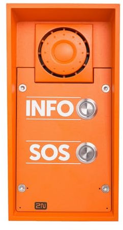 2N Telecommunications IP Safety Orange – Audio-Intercom-Systeme (kabelgebunden, IP69K, -40 – 55 °C, SIP2.0, DHCP Opt. 66, SMTP, 802.1x, RTSP, RTP, TFTP, HTTP, HTTPS, Syslog, ONVIF, Orange, 109 mm)