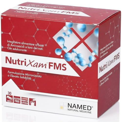 NAMED Nutrixam Integratore Aminoacidi Essenziali EAA | Aminoacidi Ramificati BCAA | Supporto per Recupero Muscolare, Energia e Benessere Fisico | Integratore Completo Adulti | FMS, 30 Buste