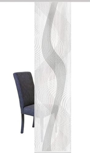 HOME WOHNIDEEN Schiebevorhang Digitaldruck Bambus-Optik Valesi 084397-0307 H x B 260 x 60 cm Grau