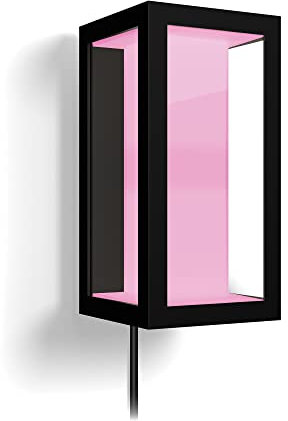 Philips Hue White & Color Ambiance Impress Wandleuchte für den Aussenbereich Aluminium 710lm, dimmbar, bis zu 16 Mio. Farben, steuerbar via App, kompatibel mit Amazon Alexa (Echo, Echo Dot)