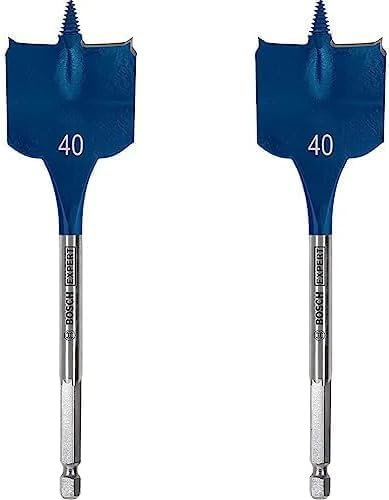 Bosch Professional 1x Expert SelfCut Speed Spade Drill Bit (for Softwood, Chipboard, Ø 40,00 mm, Length 152 mm, Accessories Rotary Impact Drill) (Pack of 2)