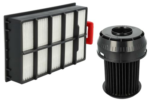 vhbw Filter-Set kompatibel mit Bosch BGS 61430/04 ROXX X, 61430 CH/02 ROXX X Staubsauger - 2x Filter (HEPA-Filter, Lamellenfilter)