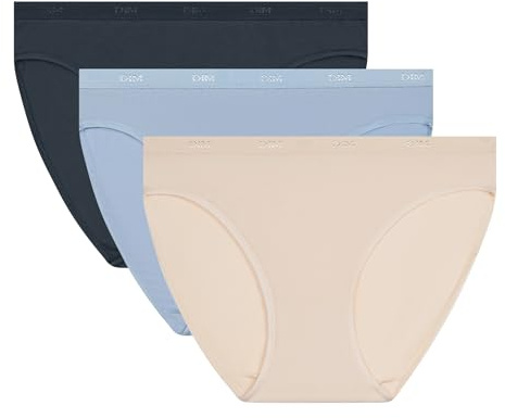 Dim Culottes Femme x3 | Les Pockets Ecodim | Coton & Élasthanne | Ceinture Confort | Multicolores | Invisibles sous Les Vêtements
