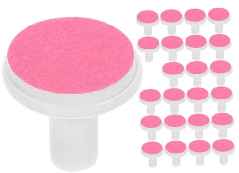 SKISUNO 24stücke Ersatzpads Für Elektrische Nagelfeilen Nagelknipser-pads Zum Austauschen Schleifköpfe Aus Kunststoff Und Schleifpapier Robust Und Praktisch Für Kleinkinder Und Junge Mädch
