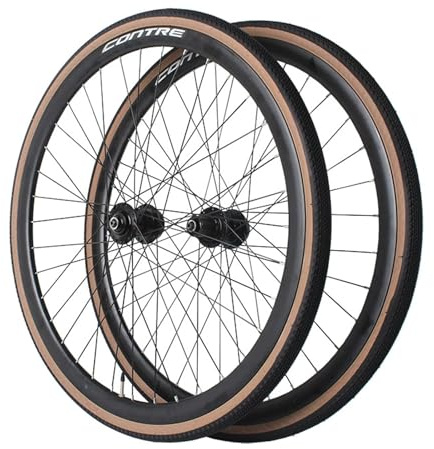 700C Gravel Road Bike Hjulset 32H Nav Aluminiumlegering 30MM Dubbelväggig Fälg Skivbroms Snabbkopplingshjul For 7-10 Kassettväxlar