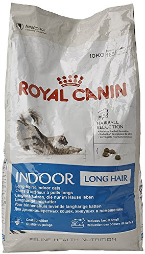 Royal Canin - Croquettes pour chat à poils longs - Intérieur - 10 kg