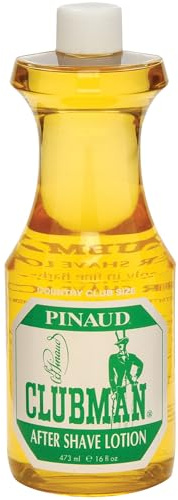 Clubman Pinaud After Shave Lotion, Soothes Skin After Shaving with Masculine Fragrance, 16 Oz