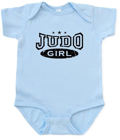 CafePress Judo Girl Infant Bodysuit Cute Infant Bodysuit Baby Romper Sky Blue