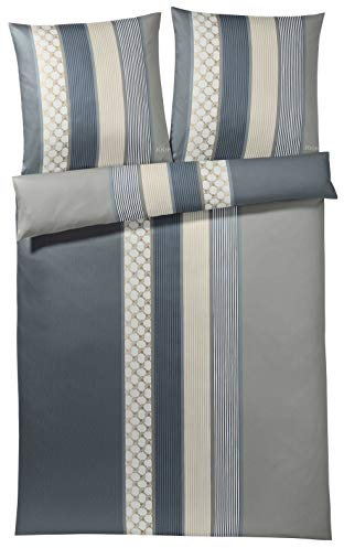 Joop! Bettwäsche Cornflower Stripes 4069 deep Coal - 09 40x80 cm - 155x200 cm