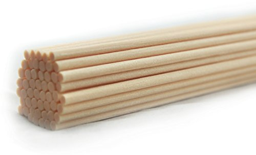 50 piezas varillas difusoras de fibra de repuesto, varillas difusoras de aceite esencial de habitación para fragancia de aroma (Beige, 30cm x 4mm)