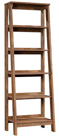 Sauder Trestle 5-Shelf Bookcase/ Book Shelf, Vintage Oak finish