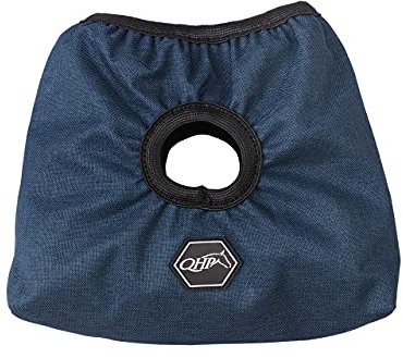QHP Steigbügel-Überzüge Steigbügel-Schützer Fleece-Futter (blau)
