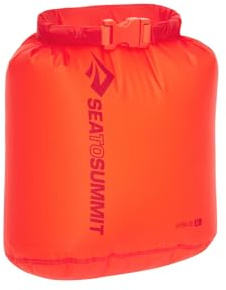 SEA TO SUMMIT - Ultra-Sil Dry Bag L 13L - Waterproof Storage & Organization - Roll-Top & Patented Field Repair Buckle - Ultra-Sil Fabric - For Backpacking - 22 x 19.6 x 43.3cm - Spicy Orange - 47g