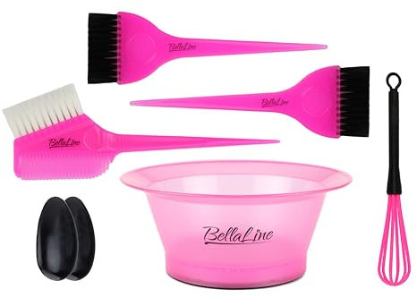 Haarfärbeset 7-teilig Pink