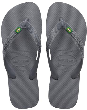 Havaianas - Top Brasil, Chanclas Cómodas, Duraderas y Ligeras, con Suela Antideslizante, Bandera de Brasil en las Tiras, Adultos Unisex