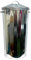OptiProducts® Metal Bins Small Medium Large Extra Large 15L 50L 60L 90L 110L Litre Metal Galvanised Home Garden Bin Leaves Paper Wood Rubbish Dustbin Made Storage Unit in U. K. (50 Liter)