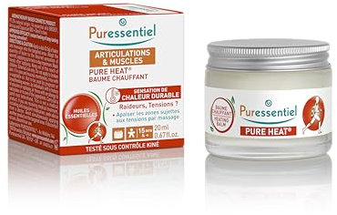 Puressentiel Muscles & Joints Pure Heat Balm 20ml – Warming & Soothing Care with an Unique Blend of 100% Natural Essential Oils and Organic Plant extracts Including Arnica & Harpagophytum