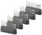 Vocdikficy 50 Pièces 1,6 mm FG Fraises Noires Accessoires de Polissage à Grande Vitesse pour Couper, Sculpter, Façonner, Retouche, Gravure, Finition