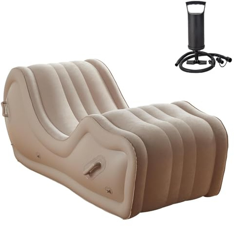 Racib Sofá Inflable Que No Es Deslizante y Plegable Impermeable y Fácil de Limpiar,Style1