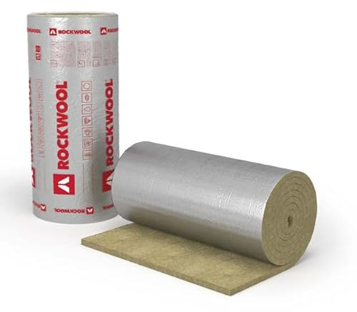 ROCKWOOL KLIMAMAT 50mm x 5m x 1m - Mattonella a lamelle in lana di roccia in varie dimensioni – Isolamento di alta qualità per impianti di ventilazione e aria condizionata