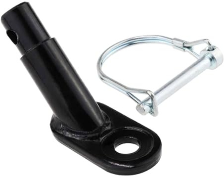 DECORNIJIA Enganche Remolque Bicicleta Resistente con Pasador de Seguridad Acoplamiento Hierro para Carga Bebés y Mascotas Accesorio para Unión Remolque Bici Exterior