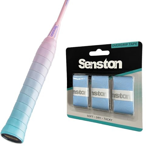 Senston 3pcs Racquet Grips Tape for Tennis/Badminton/Squash