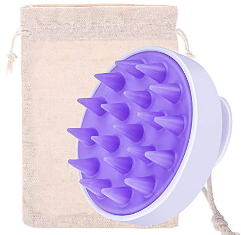 MELLIEX Shampoo Bürste, Kopfhaut Massagebürste Kopfmassagegerät Silikon Nasstrockener Haarbürste für Männer, Frauen, Kinder und Haustiere