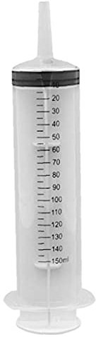 TOSSPER 150ml Riutilizzabili Grande Siringa di Plastica di Coltura Idroponica Nutrienti Siringa Dosatrice Kitchen Craft Carne Iniettori Strumenti