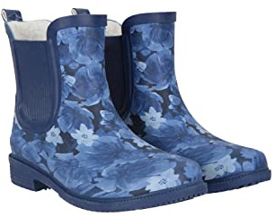 Mountain Warehouse Women’s Printed Rubber Ankle Wellies | Waterproof & Durable Ladies Wellington Rain Boots with Sturdy Grip, Easy to Clean & EVA Cushioned for Comfort, For Walking