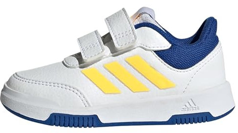 adidas Jungen Unisex Kinder Tensaur Hook and Loop Shoes Laufschuhe, Cloud White/Spark/Royal Blue, 23 EU