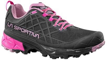 LA SPORTIVA Akyra II W's GTX, Scarpa da Trekking Bassa Donna (Black/Rose, Sistema Taglie Calzature EU, Adulto, Numero, Media, 39)