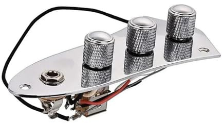 Elektriska Gitarrledningar Sele Kit Förkopplad kontrollkretskort för basgitarr med kablage push pull potentiometer