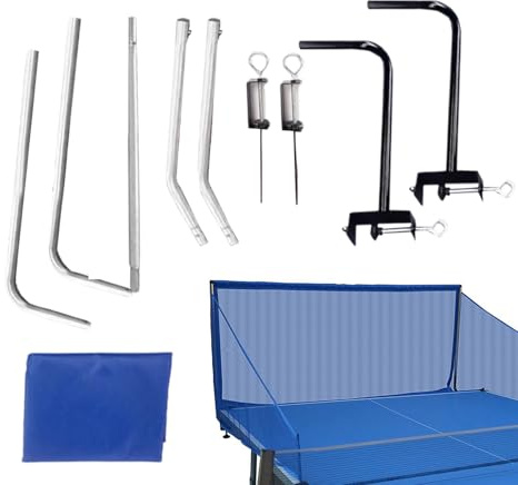 Filet de pêche pour balles de tennis de table | Filet de récupération de balles de tennis de table pliable | Filet d'exercice à fixer à la table de tennis pour ramasser des balles, équipement de