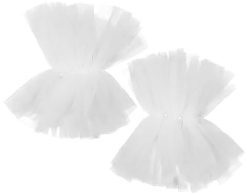 ifundom Mangas Falsas de Organza Color Marfil para Mujer Diseño de Puños de Muñeca Elegantes y Accesorios de Moda para Vestir en Ocasiones Obsequios