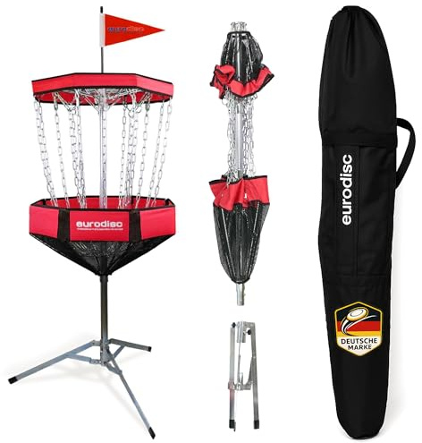 eurodisc Chainwalker, Cestini del Disco di Golf Unisex, Rosso, Taille Unique