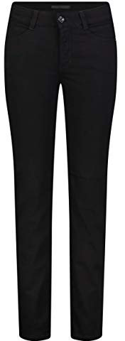 Mac - Damen 5-Pocket Jeans, Angela (5240), Größe:W44, Länge:L30, Farbe:Black Black (D999)