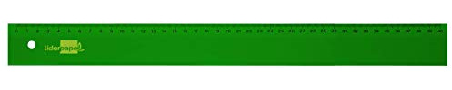 Liderpapel RG04 - Regla, 40 cm, color verde