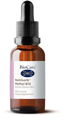 BioCare Nutrisorb Methyl B12 - Liquid Vitamin B12 (Methylcobalamin & Adenosylcobalamin) for Energy and Cognitive Support - 15ml