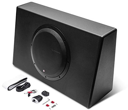 Rockford Fosgate Punch P300-12T Verstärkter Subwoofer für LKW, 30,5 cm, 300 W, Schwarz