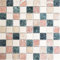 Marmor Mosaik Fliese Naturstein creme beige rot grün Random Duschwand - MOS42-1204